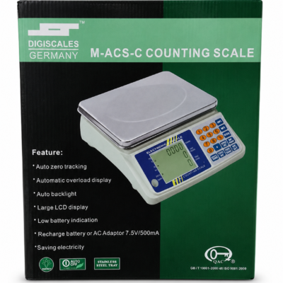 Digiscales M-ACS-C Digital Counting Scale 6kg x 0.1g