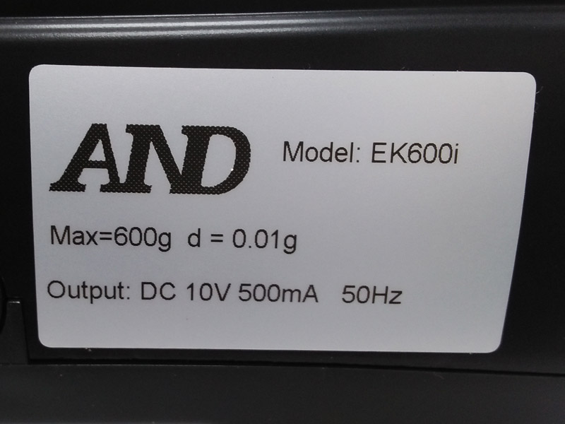AND EK600i Digital Balance 0.1g-600g - Image 3