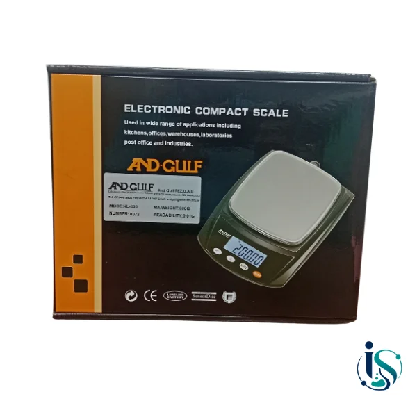 AND-GULF Electronic Compact Scale 500g x 0.01g